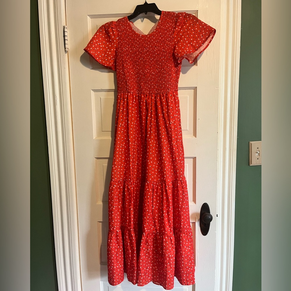 Floral smocked dress